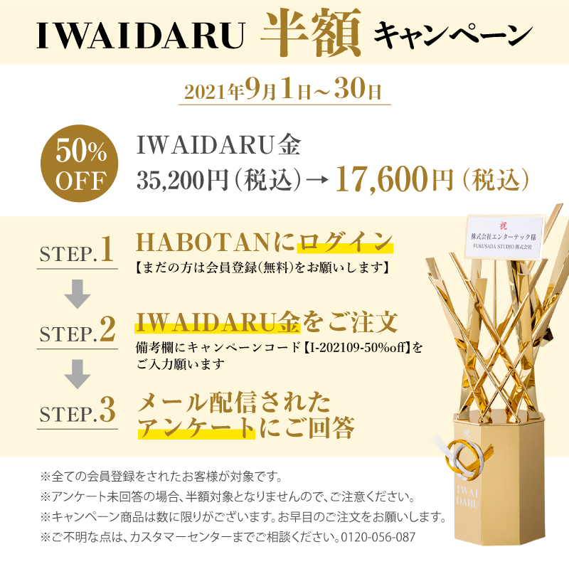 IWAIDARUキャンペーン