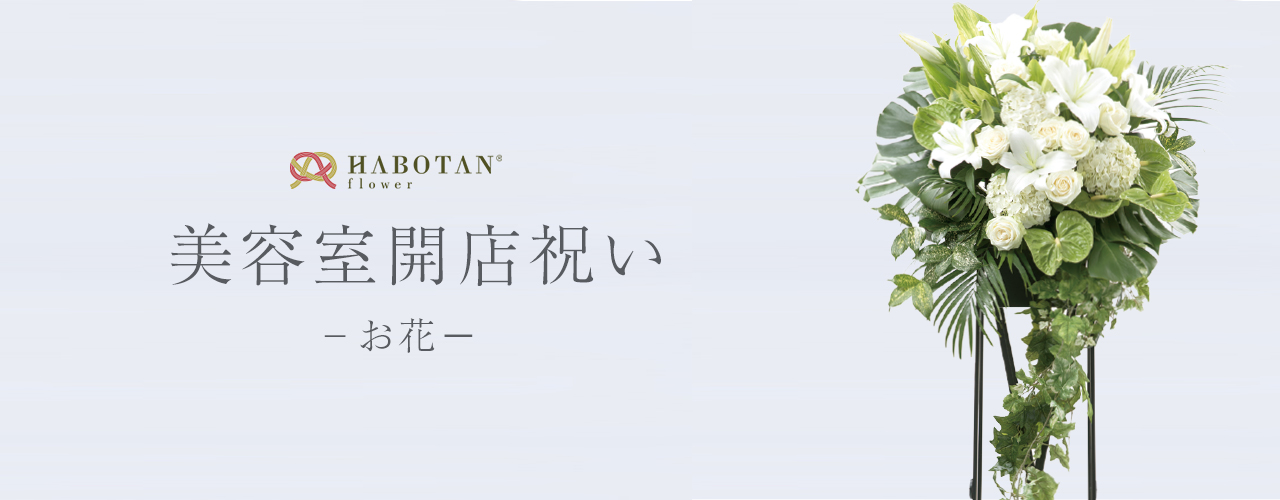 美容室開店祝いのお花 法人向け花の配達 ギフト Habotan Flower ハボタンフラワー